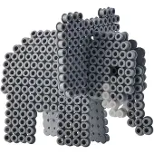 Hama Midi GeschenkBox - 2500 st. - 3D Safari - - One Size - Perlen
