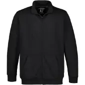 JP 1880 Sweatjacke in schwarz | Gr.: 7XL