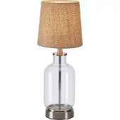 Markslöjd Costero Tischleuchte H43 Clear/Natural - , Costero, Beige, für Wohnzimmer, Glas