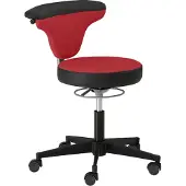 Mayer Drehstuhl "Torro", Rot-Schwarz