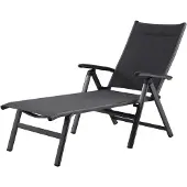 Mwh Core Gartenliege Aluminium/Textilene klappbar