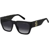 Marc Jacobs - Schwarze Sonnenbrille mit dickem Rahmen