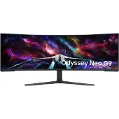 Samsung G95NC, 144,8 cm (57"), 7680 x 2160 Pixel, Dual UHD, LED, 1 ms, Schwarz, Weiß
