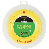 Kirschbaum Tennissaite Synthetic Gut Premium (Allround+Haltbarkeit) gold 200m Rolle