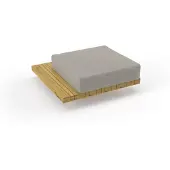 Solpuri Plateau L-Modul Hocker + Seitentisch inkl. Polster