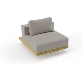 Solpuri Plateau S-Modul Sitz/Rücken inkl. Polster Teak