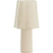 Light & Living - Tischleuchte Musaby - Natürlich - Ø25cm Tischlampe - Nachttischlampe, Wohnzimmer, Schlafzimmer