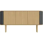 UMAGE - Treasures Sideboard mit 3 Türen, Eiche natur / shadow