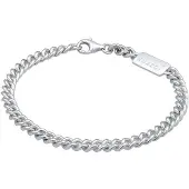 KUZZOI Armband Herren Rundpanzer Massiv 925 Silber Kuzzoi Silber