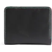 Mywalit Bunte Leder Geldbörse mit Druckknopfverschluss und beiliegendem Stift, 14x10x3cm