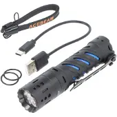 Acebeam E70 Mini LED-Taschenlampe mit 2.000 Lumen, CRI90+, inklusive Akku