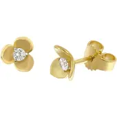 GLIZZ GL8318 Damen-Ohrringe Gold 333/8K Zirkonia Ohrstecker