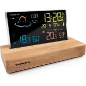 Thomson CT610 sw Design-Wetterstation Thermo-/Hygrometer,Uhrzeit,Kalender
