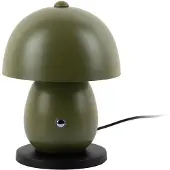 Leitmotiv - Tischleuchte Mono Led - Armeegrün - Ø14cm Tischlampe - Nachttischlampe, Wohnzimmer, Schlafzimmer