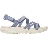 Merrell Sandale Harbor Backstrap (Vollnarbenleder) blau/beige Damen