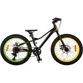 Volare Kinderfahrrad Gradient - Jungen - 20 Zoll - Schwarz Gelb Grün - 6 Gänge