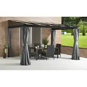 Sojag Aluminium Terrassenüberdachung St. Barth 1012 Anthrazit 296x364x240 cm