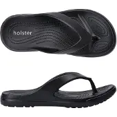 Holster Holster Offshore – Uni-Flip-Flops – Vegane EVA-Schaumstoff-Flip-Flops – Podologisch – Schwarz SCHWARZ 36