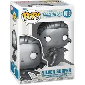 Funko POP! Die Fantastischen Vier Silber Marvel Erste Schritte Surfer-figur 9 Cm