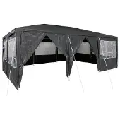 vidaXL Party-Zelt Anthrazit 600 x 400 x 266 cm Polyethylen
