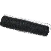 vidaXL Schweißgitterzaun 0,8 x 100 m PVC Grau