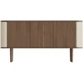 UMAGE - Treasures Sideboard mit 3 Türen, Eiche dunkel / white sands