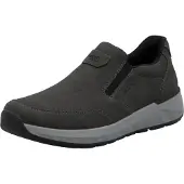 Rieker Herren-Slipper Grau-Schwarz, Farbe:grau, EU Größe:40
