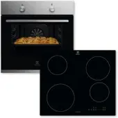 Electrolux ELXB2X (KOHLH00BX + CIB60424CK) Backofenset 7Heizarten AquaClean Induktionskochfeld 60cm rahmenlos