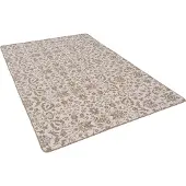 Snapstyle In- und Outdoor Teppich Beidseitig Newport Beige Blumen, Größe:80x400 cm
