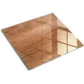 Tulup GLASPLATTE 60x52 cm Holz