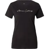 Armani Exchange für Damen. XW000839AF10356MC021 T-shirt Regular Fit schwarz (XS), Lässig, Baumwolle, Kurzarm