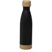 Versa Wasserflasche Schwarz Stahl 500 ml 7 x 27 x 7 cm