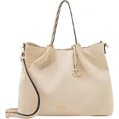 L.credi Schultertasche Umhängetasche Ebony Shopper Creme