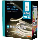 Nedis SmartLife, Universalstreifenleuchte, Drinnen, Transparent, Weiß, IP20, Weiß, LED