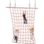Sport-Thieme Kletternetz für Turnringe, Polypropylen (PP) Orange, 3,5 m