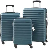 Pro-Tec Reisekofferset 'Pona' 3-tlg. ABS-Hartschale mit Kofferwaage und Gepäckanhänger Blau