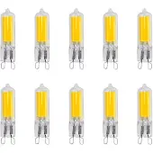 Avide G9 LED-Kapsellampe 5W 500lm 3000K warmweiß 10 Stück