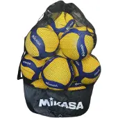 MIKASA Mbal Volleyballtasche Schwarz Schwarz One Size