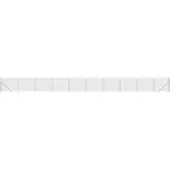 vidaXL Maschendrahtzaun mit Bodenflansch Anthrazit 2,2x25 m