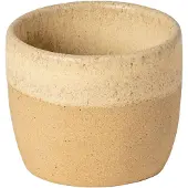 Costa Nova Espresso-Tassen Arenito Sandgelb – 4er-Set – Handgefertigt in Portugal