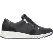 Waldlaufer 957H2 500 001 Damen Sneaker April Schwarz, Schwarz, Gr. 5