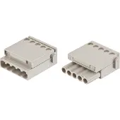 Harting Han E Modul Stifteinsatz (M) Schraubanschluss, 5-polig 230V/400V, 16A - 1 Stück