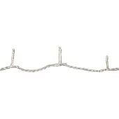 Konstsmide - Micro LED Lichterkette, verschweißt, 20 bernsteinfarbene Dioden, 24V Innentrafo, transparentes Kabel; 6351-823