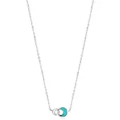 Ania Haie Damen-Kette 925er Silber Farbstein Ania Haie Silber
