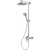Schulte Duschsystem »DuschMaster Rain Classic«, chromfarben - silberfarben