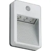Briloner Sensor LED Außenleuchte, 8,5 cm, 0,18 W, Titan-Silber, Leuchten