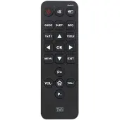 TNB T'nB TCUNSENIOR, TV, IR Wireless, Drucktasten, Schwarz
