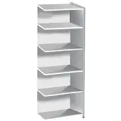 Kerkmann Anbau-Regal ARTLINE, 4 B”den, (B)780 mm, weiá