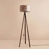 Opviq , AYD-3461, Stehlampen, Mehrfarbig, Stoff, 21 x 21 x 140 cm