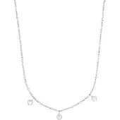 Amor Kette mit Anhänger Damen Edelstahl gold, 47 669064-0001-00470